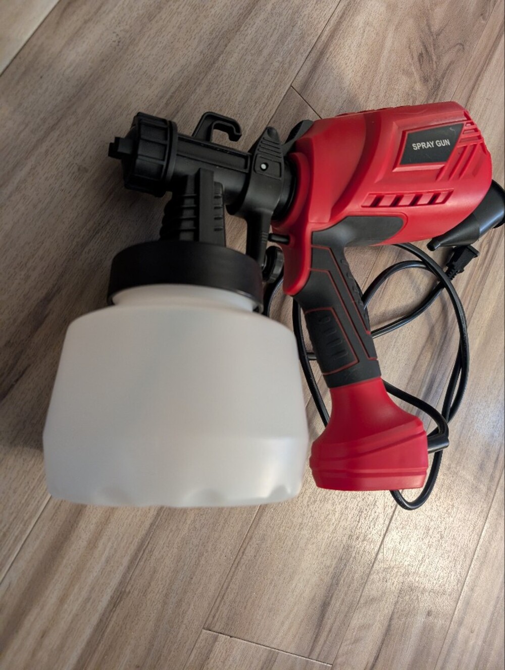 3T Group Electric Paint Sprayer Gun 800ml High Pressure Portable Red - NEW Never - Picture 2 of 4